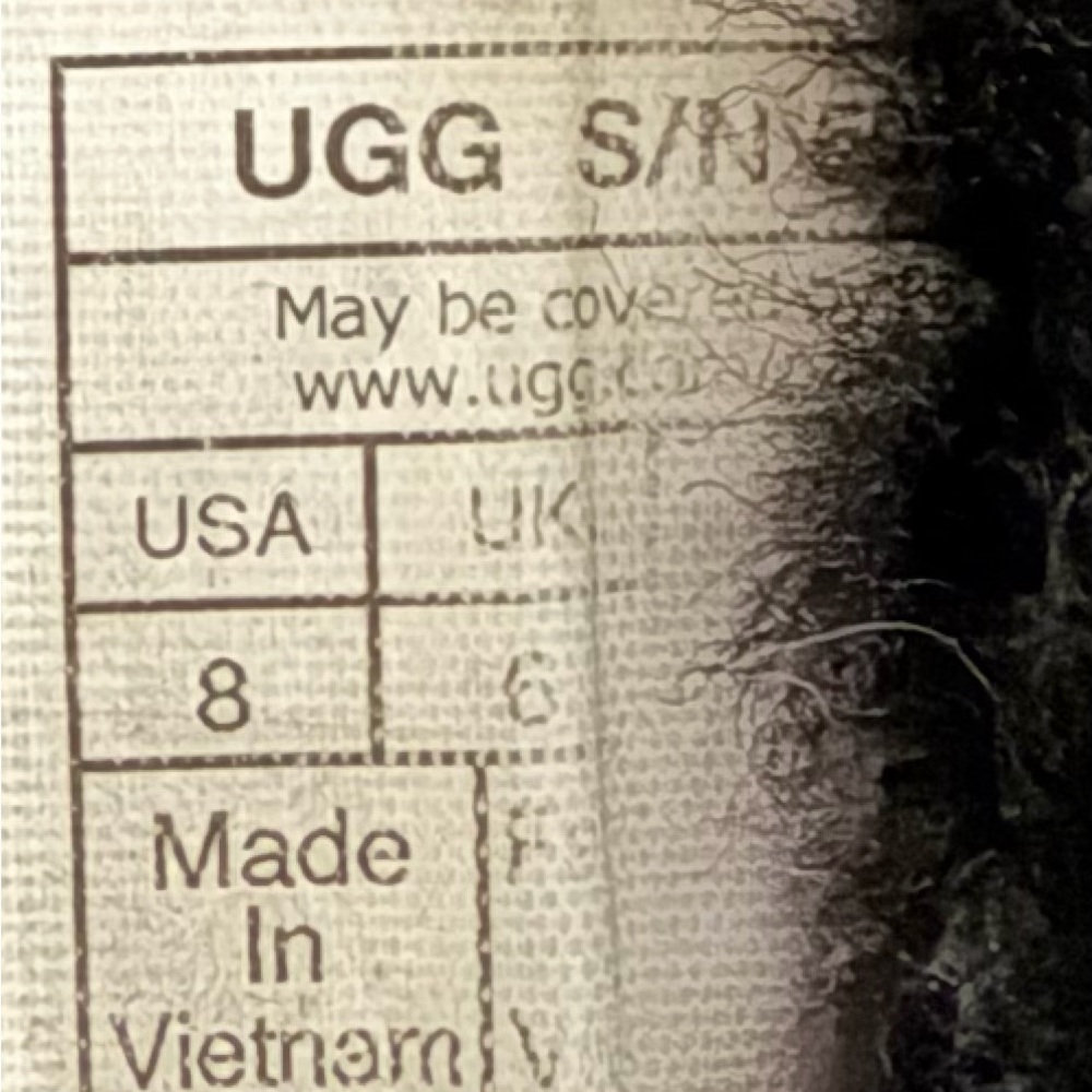 UGG Black Slip-On Slippers / Clogs – Women’s Size 8 - Picture 7 of 7